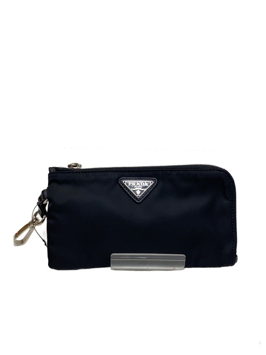 【中古】PRADA◆ポーチ/ナイロン/BLK【バッグ】