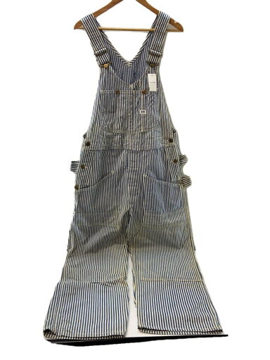 【中古】Lee◆50s vintage overall ロングL 斜体e ヒッコリー オーバーオール/IDG/ストライプ【メンズウェア】 【中古】Lee◆50s vintage overall ロングL 斜体e ヒッコリー オーバーオール/IDG/ストライプ【メンズウェア】