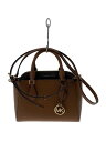 【中古】MICHAEL KORS◆ショルダーバッグ/レザー/BRW/総柄/35F0GDIC1L//【バッグ】