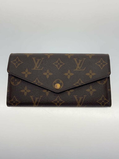 【中古】LOUIS VUITTON◆2)ポルト・フォイユ・サラ_モノグラム・キャンバス_BRW_フューシャ/PVC/BRW/レディース【服飾雑貨他】 【中古】LOUIS VUITTON◆2)ポルト・フォイユ・サラ_モノグラム・キャンバス_BRW_フューシャ/PVC/BRW/レディース【服飾雑貨他】