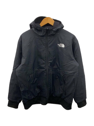 【中古】THE NORTH FACE◆REVERSIBLE TECH AIR HOODIE_リバーシブルテックエアーフーディ/L/ポリエステル/BLK【メンズウェア】 【中古】THE NORTH FACE◆REVERSIBLE TECH AIR HOODIE_リバーシブルテックエアーフーディ/L/ポリエステル/BLK【メンズウェア】