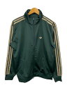 【中古】adidas◆2XS/BECKENBAUER TRACKSUIT/ジャージ/--/ポリエステル/GRN/IN1001/シミ有【メンズウェア】