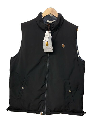 【中古】A BATHING APE◆ダウンベスト/XL/ポリエステル/BLK/001DNK801010M//【メンズウェア】 【中古】A BATHING APE◆ダウンベスト/XL/ポリエステル/BLK/001DNK801010M//【メンズウェア】
