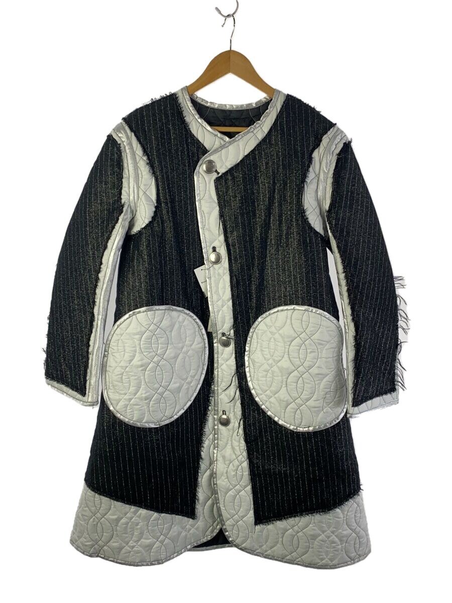 【中古】sulvam◆コート/L/ポリエステル/SLV/総柄/SO-C06-110【メンズウェア】