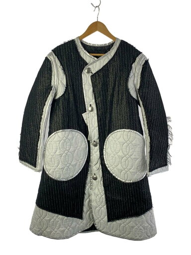 【中古】sulvam◆コート/L/ポリエステル/SLV/総柄/SO-C06-110【メンズウェア】