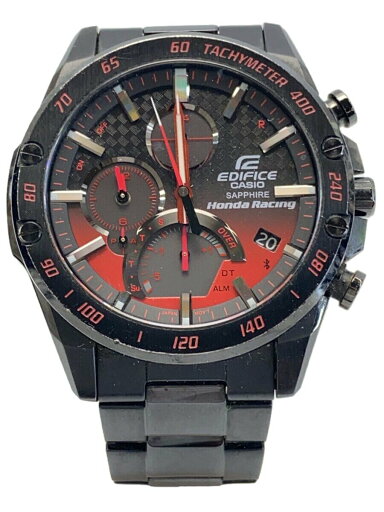 【中古】CASIO◆ソーラー腕時計_EDIFICE/アナログ/BLK/BLK【服飾雑貨他】 【中古】CASIO◆ソーラー腕時計_EDIFICE/アナログ/BLK/BLK【服飾雑貨他】