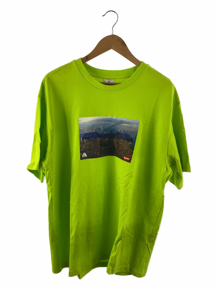 【中古】Supreme◆Tシャツ/XL/コットン/GRN【メンズウェア】