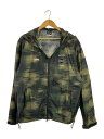 【中古】F.C.R.B.(F.C.Real Bristol)◆SPEED CAMO HOODED BLOUSON/ナイロジャケット/M/グリーン/総柄/FCRB...