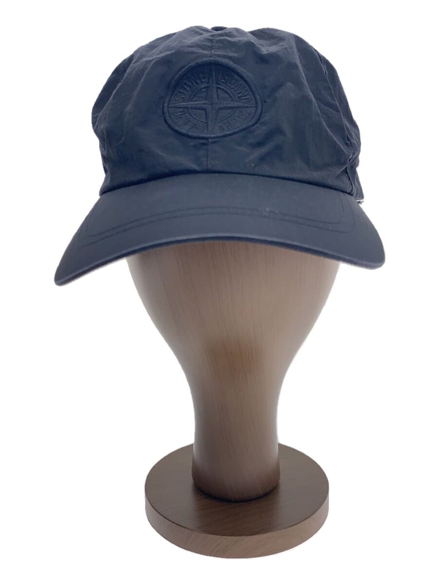 【中古】STONE ISLAND◆キャップ/XL/ナイロン/ブラック/メンズ【服飾雑貨他】