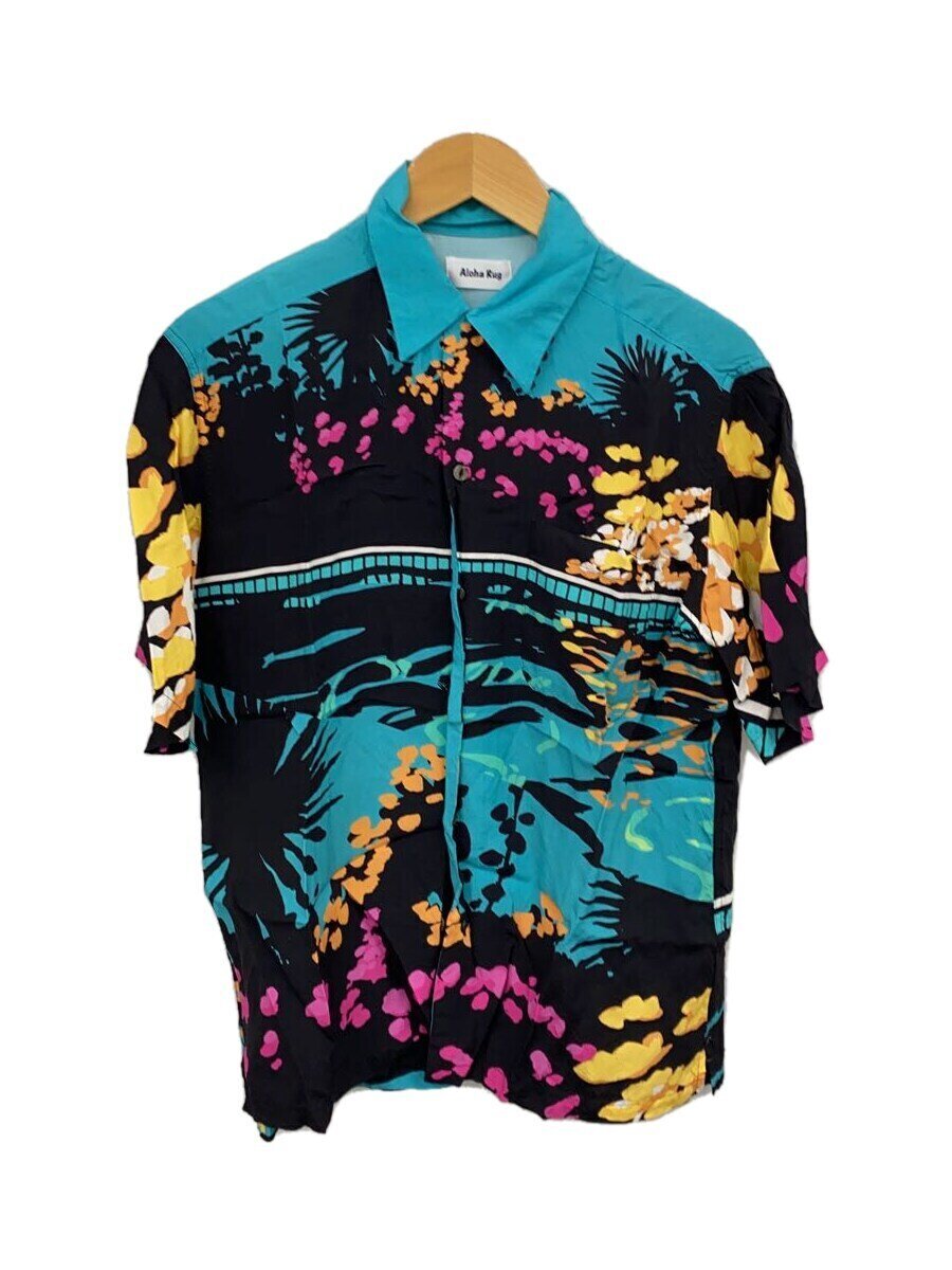 【中古】Aloha rug/アロハシャツ/L/レーヨン/BLU/総柄【メンズウェア】