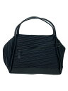 【中古】PLEATS PLEASE ISSEY MIYAKE◆トートバッグ/ポリエステル/BLK/無地/pp38ag551【バッグ】
