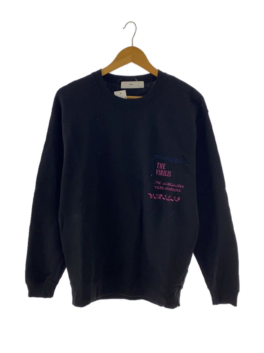 運動外衣 - 【中古】TOGA VIRILIS TOGA ARCHIVES◆スウェット/46/コットン/BLK/TV02-JL339//【メンズウェア】