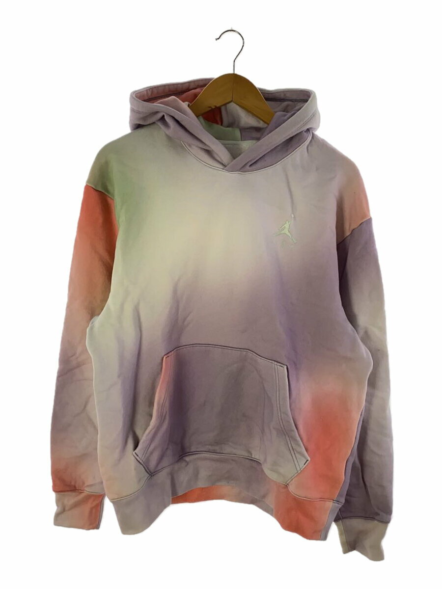 【中古】NIKE◆ジョーダン/タイダイ/マーブル/パーカー/M/コットン/マルチカラー/FJ6139-630【メンズウェア】