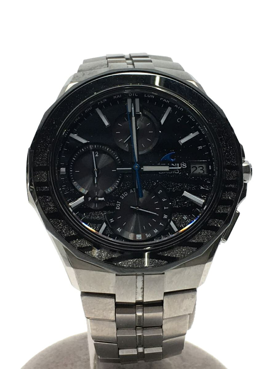 【中古】CASIO◆OCEANUS/Manta/ソーラー