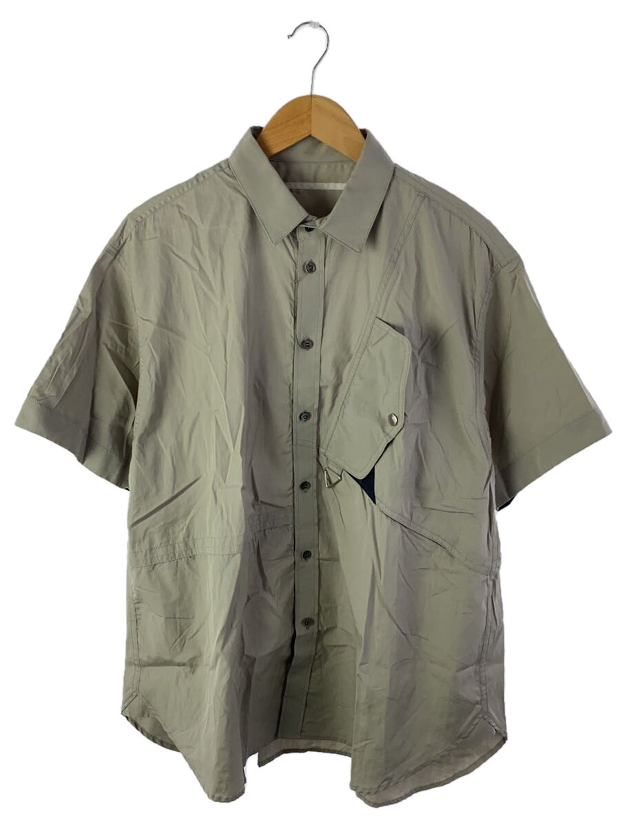 【中古】Tamme◆T.T S/S SHIRT/半袖シャツ/1/コットン/GRY//【メンズウェア】