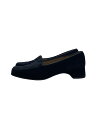 【中古】Salvatore Ferragamo◆フラットパンプス/--/BLK【シューズ】
