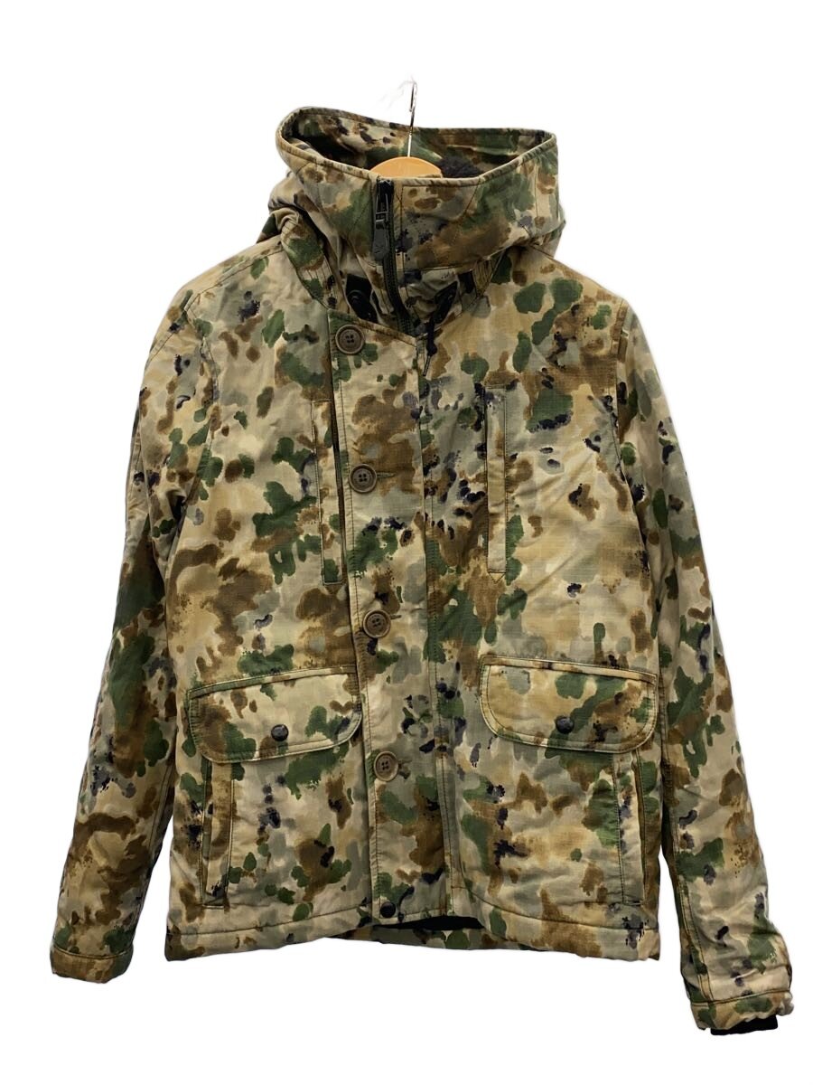 GOLDEN FLEECE SPIEWAK◆SPIEWAK WOODLAND PARKA/ジャケット/S/ナイロン/KHK/カモフラ/50243206//