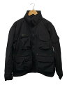 【中古】THE NORTH FACE◆FIELD UTILITY JACKET_フィールドユーティリティジャケット/M/ナイロン/BLK/無地/ブラ【メンズウェア】