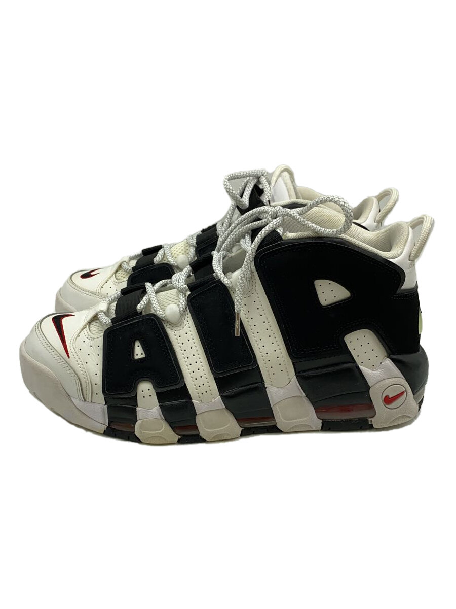 【中古】NIKE◆AIR MORE UPTEMPO/エアモアアップテンポ/ホワイト/414962-105/28cm/WHT【シューズ】