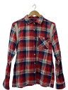【中古】GOOD ENOUGH◆長袖シャツ/2/コットン/RED/チェック【メンズウェア】