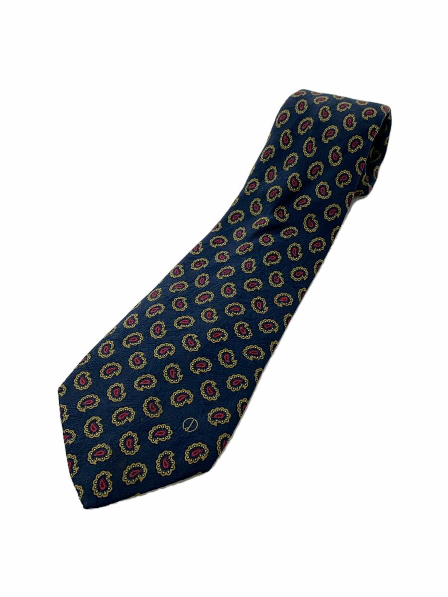 DUNHILL - 【中古】dunhill◆ネクタイ/シルク/NVY/総柄/メンズ//【服飾雑貨他】