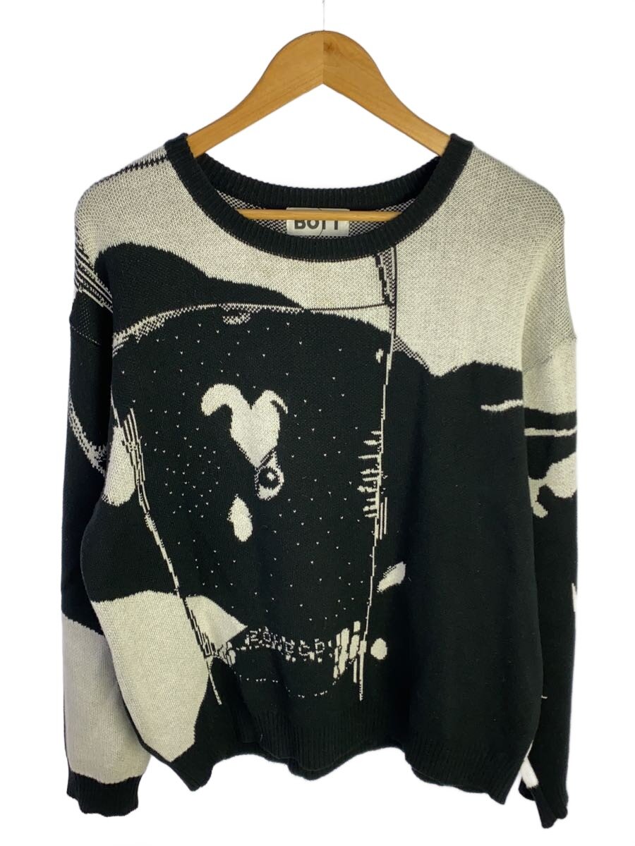 Other - 【中古】BoTT◆ニット・セーター(厚手)/L/コットン/BLK【メンズウェア】