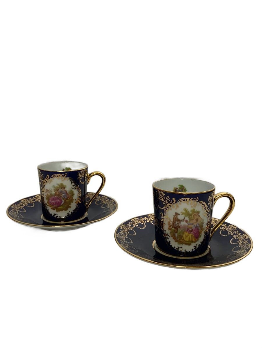 【中古】LIMOGES◆カップ&ソーサー/2点セット/BLU//【キッチン用品】