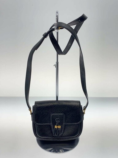 【中古】CELINE◆ショルダーバッグ/レザー/BLK/無地/190494BOE/表面ザラつき有/傷有//【バッグ】 【中古】CELINE◆ショルダーバッグ/レザー/BLK/無地/190494BOE/表面ザラつき有/傷有//【バッグ】