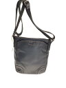 【中古】DEUX MONCX◆ショルダーバッグ/--/BLK/無地//【バッグ】