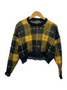 【中古】MIU MIU◆ニット・セーター(厚手)/38/モヘア/BLK/MML269//【レディースウェア】