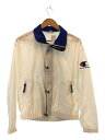 【中古】Champion◆ナイロンジャケット/M/ナイロン/WHT/K-TY721【メンズウェア】