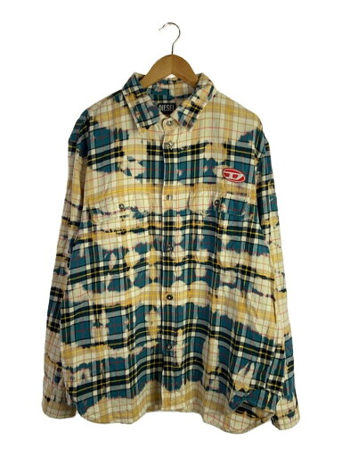 【中古】DIESEL◆長袖シャツ/XXL/コットン/CML/チェック/A03695【メンズウェア】 【中古】DIESEL◆長袖シャツ/XXL/コットン/CML/チェック/A03695【メンズウェア】