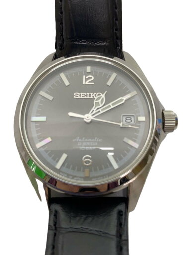 【中古】SEIKO◆自動巻腕時計/アナログ/GRY/BLK/4R35-02R0【服飾雑貨他】 【中古】SEIKO◆自動巻腕時計/アナログ/GRY/BLK/4R35-02R0【服飾雑貨他】