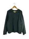 【中古】YOKE◆BROKEN CREWNECK SWEATER/2/ウール/GRN/毛玉有【メンズウェア】