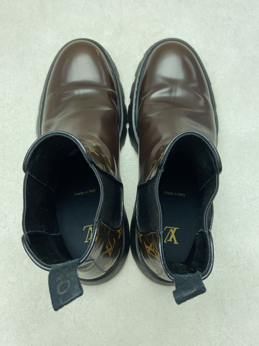 【中古】LOUIS VUITTON◆サイドゴアブーツ/--/BRW【シューズ】