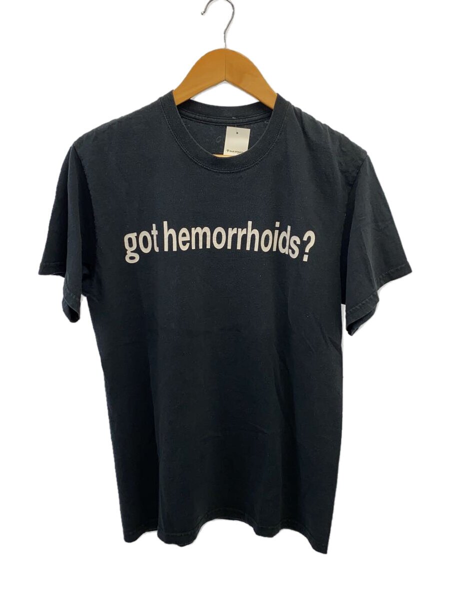 PORT＆COMPANY◆90～00s/企業Tシャツ/got hemorrhoids?/--/コットン/BLK/プリント