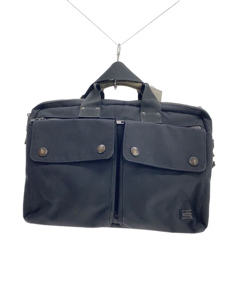 【中古】PORTER◆2WAY/ブリーフケース/--/BLK/黒/【バッグ】