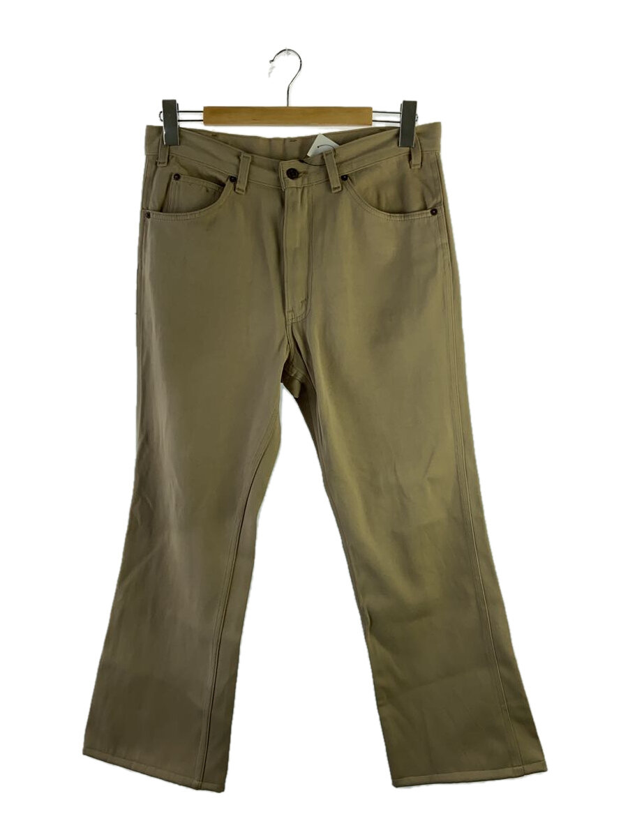 【中古】Levi’s◆70s/42TALON/LEVIS for men/ブーツカットパンツ/--/--/BEG/無地【メンズウェア】