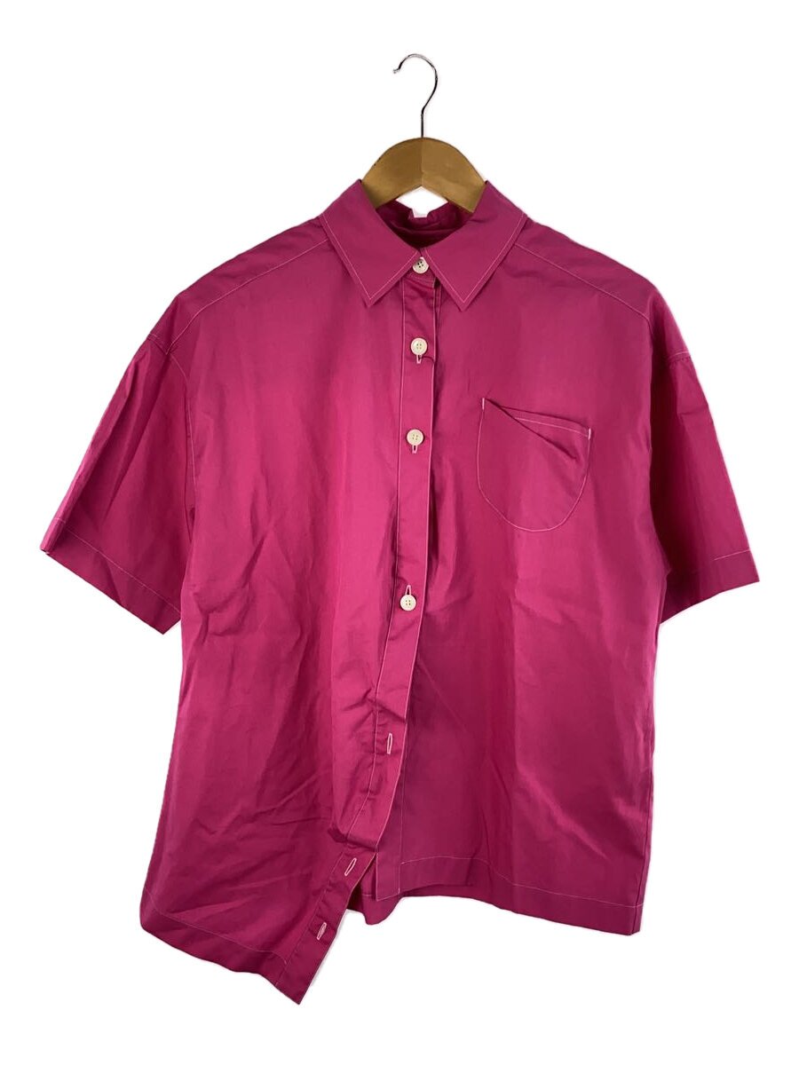 HOUGA/locket shirt/半袖シャツ/FREE/コットン/PNK/HS09FB20//