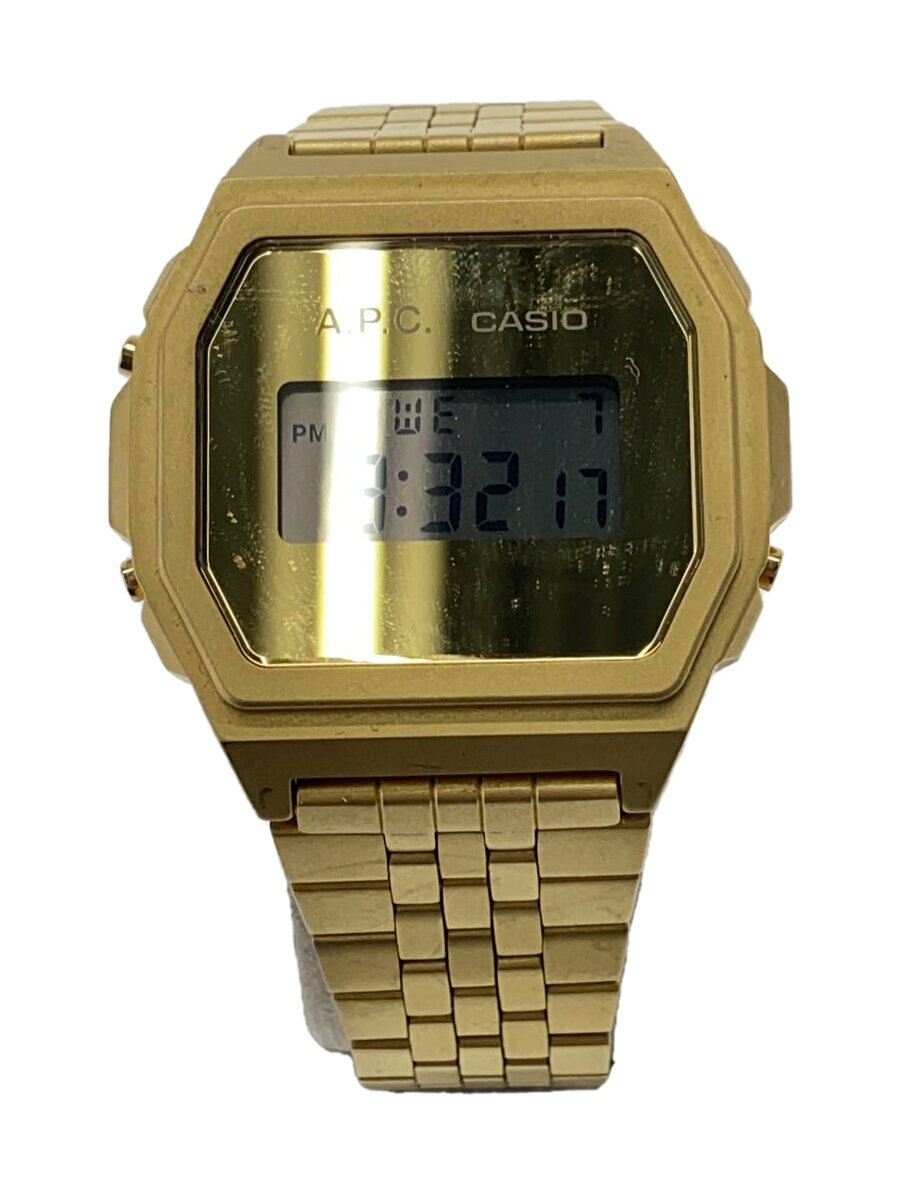 【ブランド】CASIO 【ブランドカナ】カシオ 【型番】 【程度】B 【サイズ】 【メインカラー】ゴールド 【素材・生地】ステンレス 【キーワード】　　　? NULL ? 2025/07/25 セカンドストリート練馬インター店【4862】【中古】CASIO◆クォーツ腕時計_その他/デジタル/ステンレス ブランド CASIO 型番 カラー ゴールド 柄 素材・生地 ステンレス>色・素材について サイズ >サイズ表示について 実寸（cm） 【腕時計】 ケース縦：4 / ケース横：3.5 / 文字盤縦：1 / 文字盤横：1.8 / ケースの厚さ：0.5 / バンド幅：18.5 / 手首周り：/ 【その他】 その他サイズ：/ 商品は　セカンドストリート練馬インター店の店頭にて販売しております。商品に関するお問合わせは、お電話(TEL:03-5935-4492)にて、問合わせ番号：2347070702549をお伝えください。 配送方法やお支払い方法に関するお問い合わせは、サポートセンターまでご連絡をお願いします。 ※お電話の対応は営業時間内のみとなります。お問い合わせフォームでお問い合わせの際はご注文番号をご記入下さい この商品に関する出品店舗からのコメント こちらの商品は、特に目立った傷汚れなどはございません。若干の使用感がございますが、あくまで中古品となりますので、ご理解の上ご検討をお願い致します。その他状態についてなど、ご不明な点がございましたらお気軽に店までお問い合わせ下さいませ。