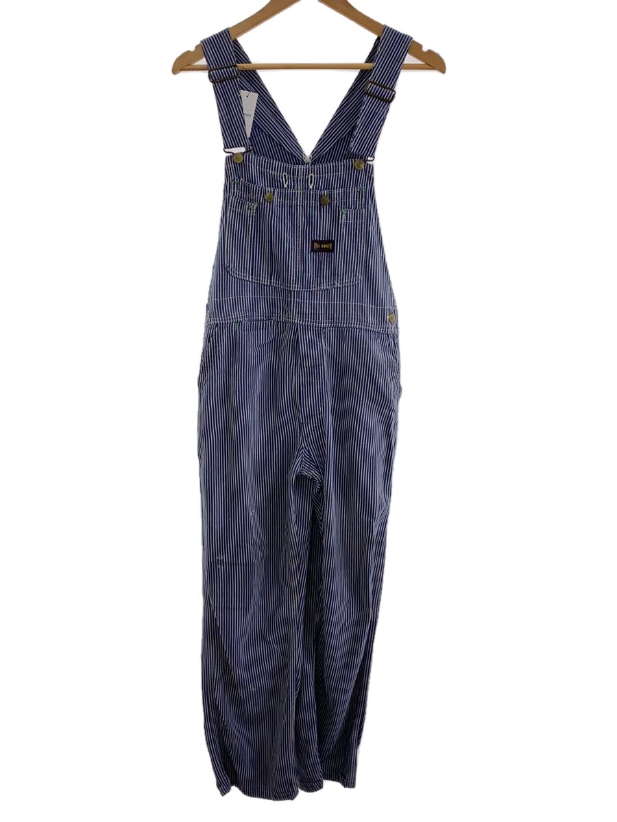 【中古】big smith◆オーバーオール/--/コットン/ブルー/ストライプ/60s//【メンズウェア】