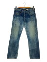 【中古】Levi’s◆ボトム/32/デニム/インディゴ/44501/BIG E/赤耳/J22/パッチ無し【メンズウェア】