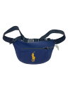 【中古】POLO RALPH LAUREN◆ウエストバッグ/コットン/NVY/無地【バッグ】(4)