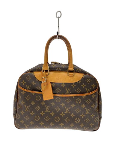【中古】LOUIS VUITTON◆2)ボーリング・ヴァニティ(ドーヴィル)_モノグラム・キャンバス_BRW/PVC/BRW【バッグ】 【中古】LOUIS VUITTON◆2)ボーリング・ヴァニティ(ドーヴィル)_モノグラム・キャンバス_BRW/PVC/BRW【バッグ】