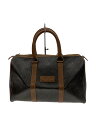 【中古】Christian Dior◆ボストンバッグ/PVC/BRW/総柄【バッグ】