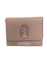 【中古】FURLA◆3つ折り財布/牛革/レザー/ピンク/WP00241//【服飾雑貨他】