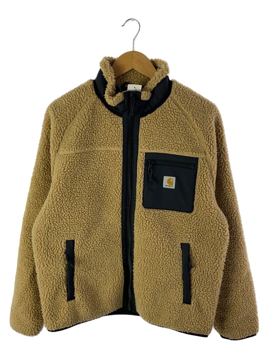【中古】Carhartt◆フリースジャケット/M/ポリエステル/BEG/無地/PRENTIS LINER【メンズウェア】