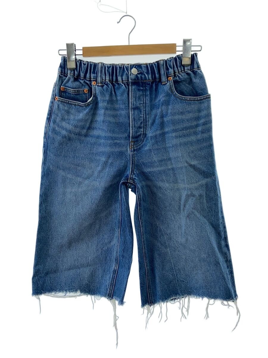 【中古】Alexander Wang◆OVERSIZED ELASTIC WB CULOTTE/ショートパンツ/XXS/デニム...