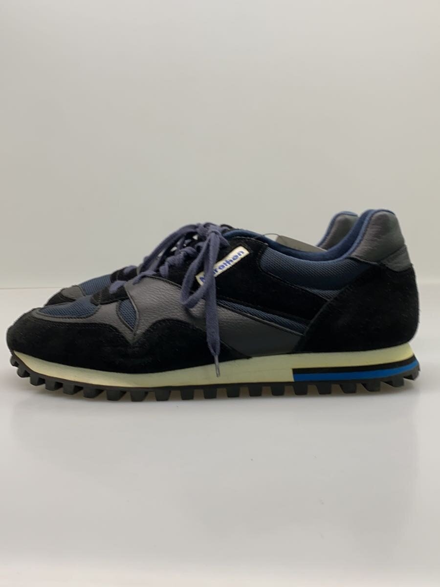 Rakuten - 【中古】ZDA◆ローカットスニーカー/43/BLK/レザー//【シューズ】
