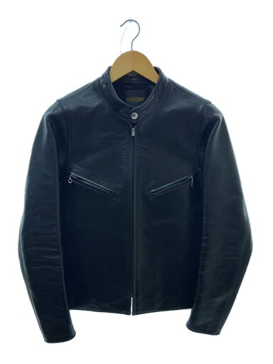 【中古】FINE CREEK LEATHERS◆シングルライダースジャケット/36/馬革/BLK/EKINS【メンズウェア】 【中古】FINE CREEK LEATHERS◆シングルライダースジャケット/36/馬革/BLK/EKINS【メンズウェア】